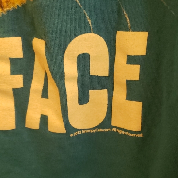 🤯3/$12 Grumpy Cat Blue T-Shirt Small - Picture 5 of 5